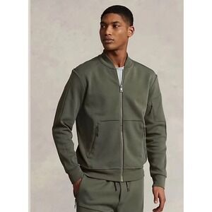 Ralph Lauren Flight Jacket Men XL RLX Water Resistant Bomber Technical Knit